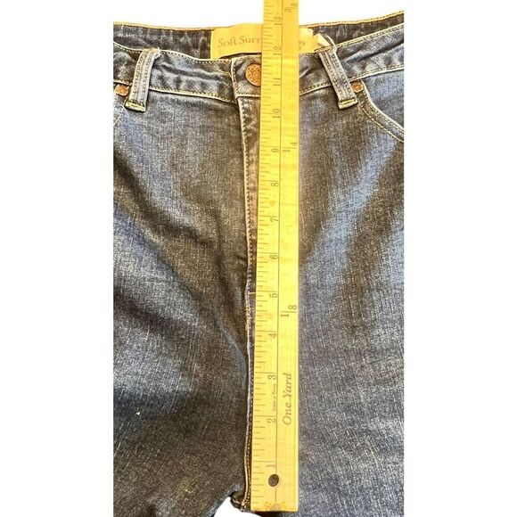 Soft Surroundings Ultimate Denim Flare Jeans Medium Wash Size 14 stretch - Picture 6 of 9